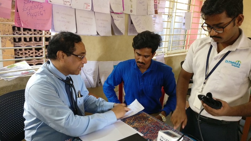 Medical & Health Camp held on 9th February 2019 at Wesley School